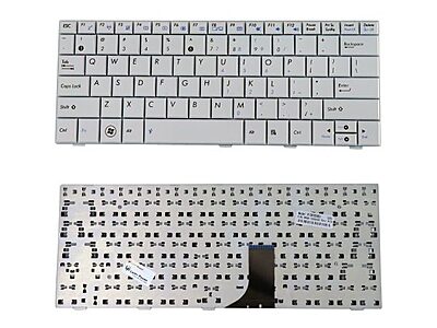 Laptop Keyboard Compatible For ASUS EEEPC 1005 1005HD 1005HA 1001 1008 1008HA-Series(White)
