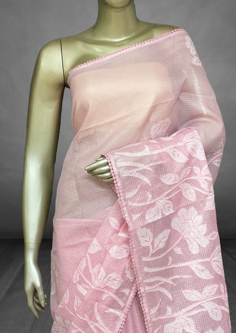 Priety - The Kota Saree in Applique Work SWS67 Priety - The Kota Saree in Applique Work SWS67