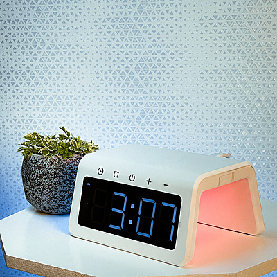 15W Wireless Charger "Arch", with Digital Clock and Ambient Light 15W Wireless Charger "Arch", with Digital Clock and Ambient Light