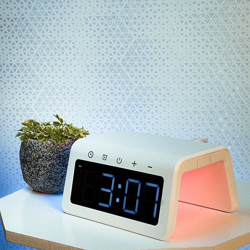 15W Wireless Charger "Arch", with Digital Clock and Ambient Light 15W Wireless Charger "Arch", with Digital Clock and Ambient Light