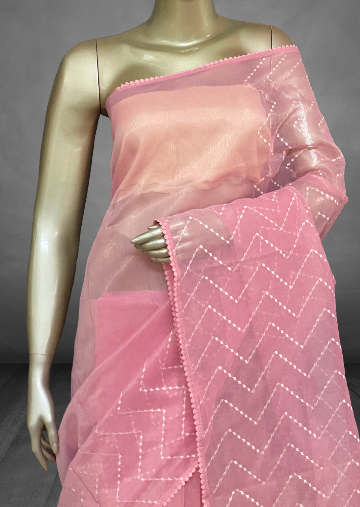 Keerthi - The Kota Tissue Saree in Lace Border SWS68 Keerthi - The Kota Tissue Saree in Lace Border SWS68