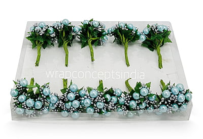 Soft Blue & Silver Pearl Pollen Soft Blue & Silver Pearl Pollen
