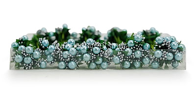 Soft Blue & Silver Pearl Pollen Soft Blue & Silver Pearl Pollen