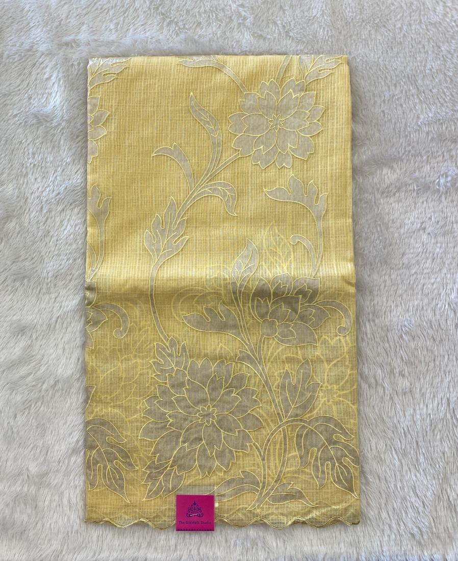 Priety - The Kota Saree in Applique Work SWS78 Priety - The Kota Saree in Applique Work SWS78