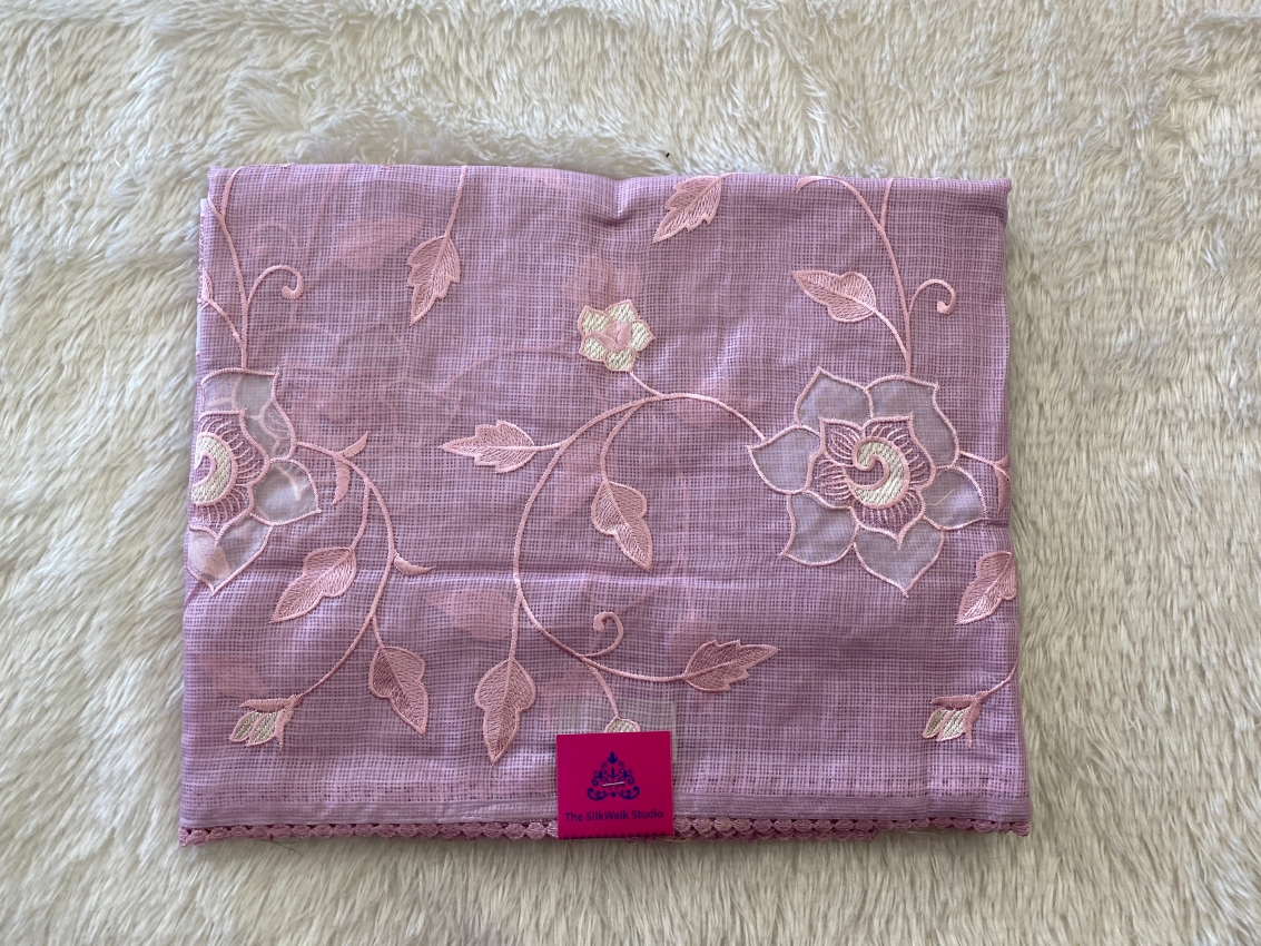 Priety - The Kota Saree in Applique Work SWS79 Priety - The Kota Saree in Applique Work SWS79
