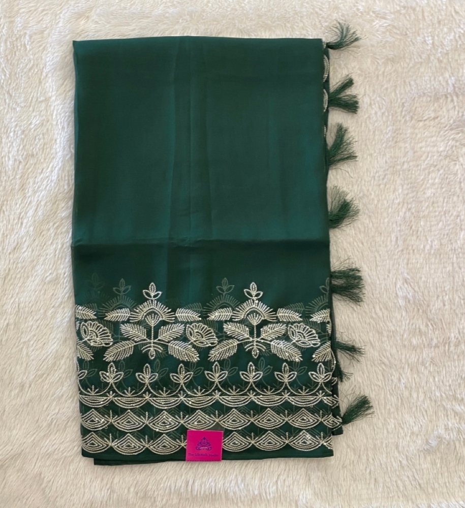 Ahana - The Organza Saree in Sequence Work SWS73