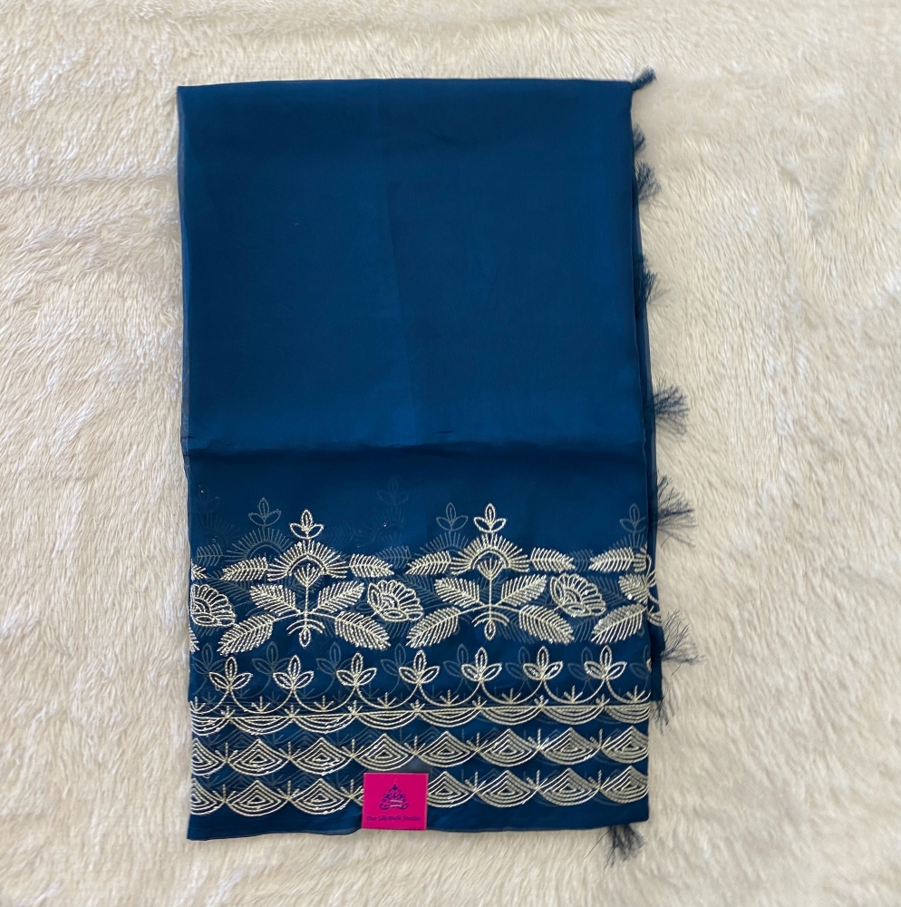 Ahana - The Organza Saree in Sequence Work SWS73