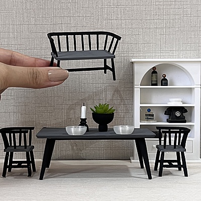 Miniature Modern Dining by The Miniature Co. Miniature Modern Dining by The Miniature Co.