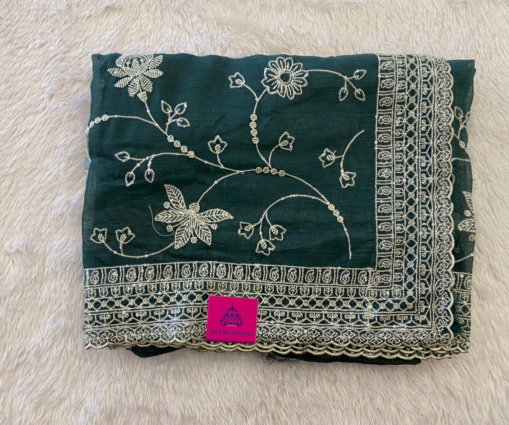 Miya - The Chiffon Saree in Sequence Work SWS75 Miya - The Chiffon Saree in Sequence Work SWS75