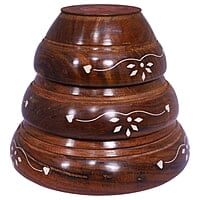 Wooden Bowl Set of 3