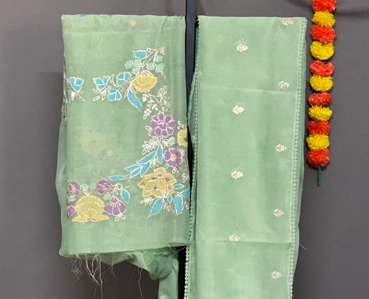 Keerthi - Kota Tissue Saree in Aari Work SWS85 Keerthi - Kota Tissue Saree in Aari Work SWS85