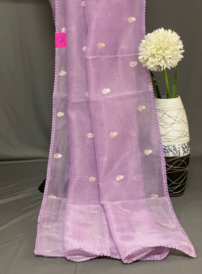 Keerthi - Kota Tissue Saree in Aari Work SWS85 Keerthi - Kota Tissue Saree in Aari Work SWS85