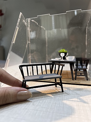Miniature Modern Dining Miniature Modern Dining