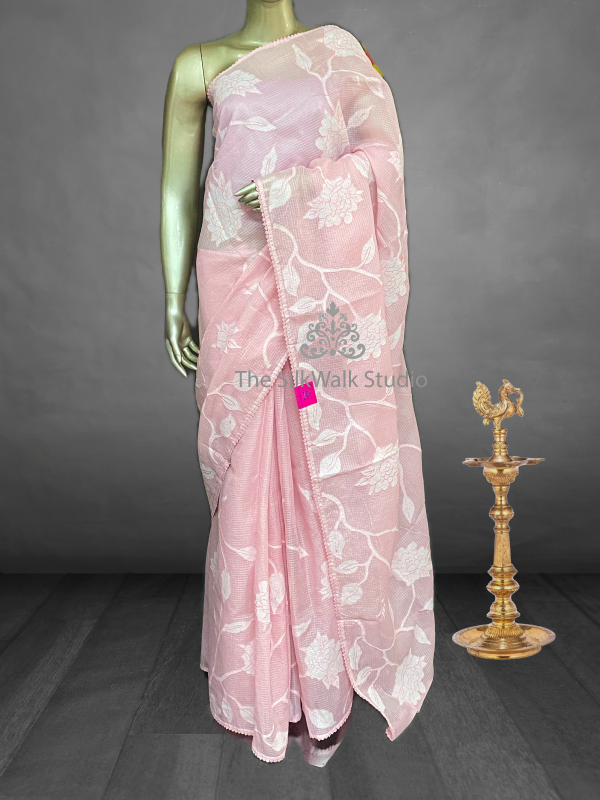 Priety - The Kota Saree in Applique Work SWS81 Priety - The Kota Saree in Applique Work SWS81