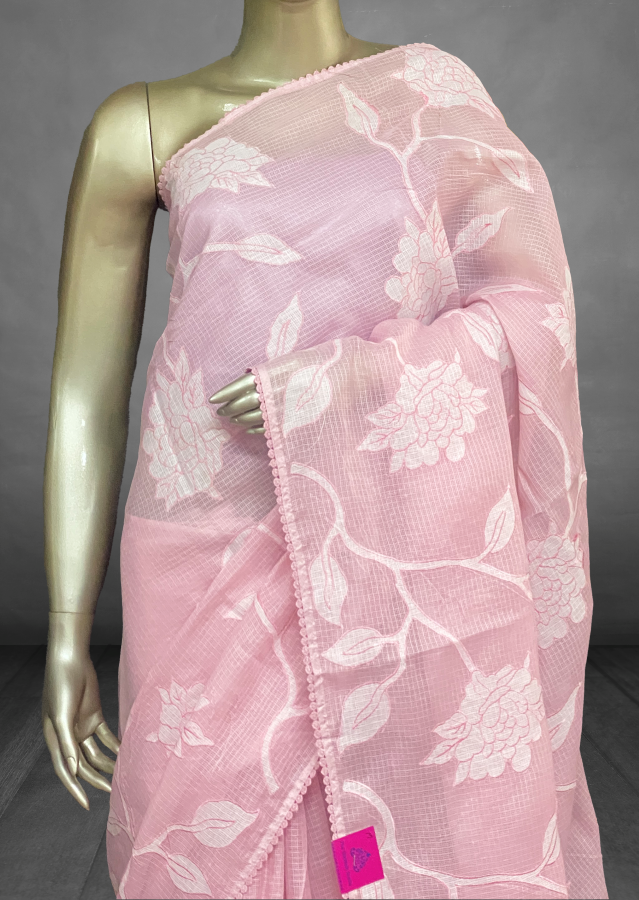 Priety - The Kota Saree in Applique Work SWS81 Priety - The Kota Saree in Applique Work SWS81