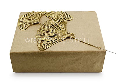 Ginkgo Glitter leaf on Stick Ginkgo Glitter leaf on Stick