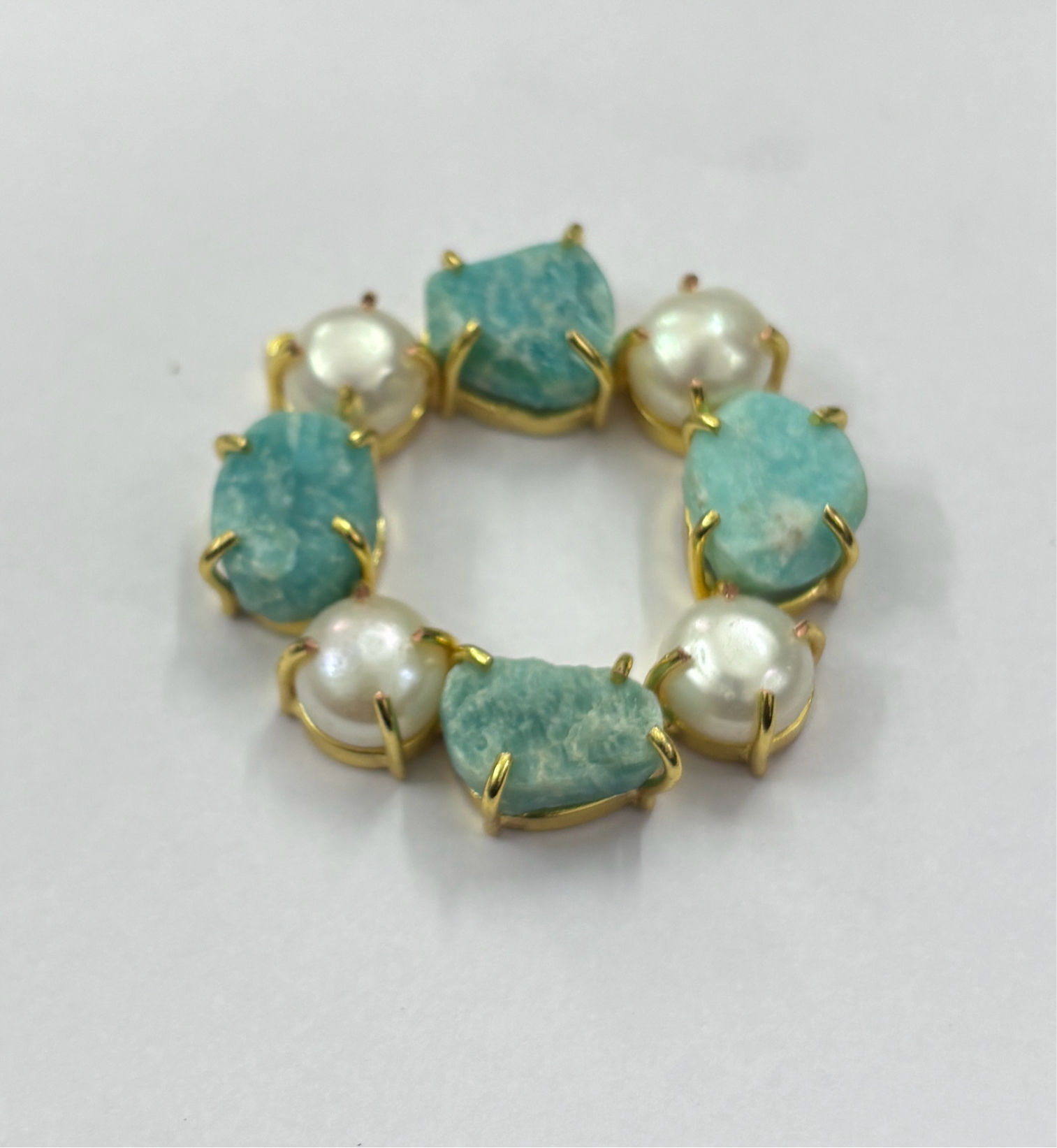 4 Rough 4 Pearl Pendent
