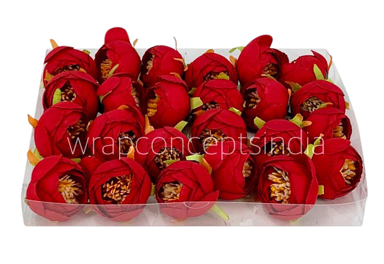 Peony Medium -Red