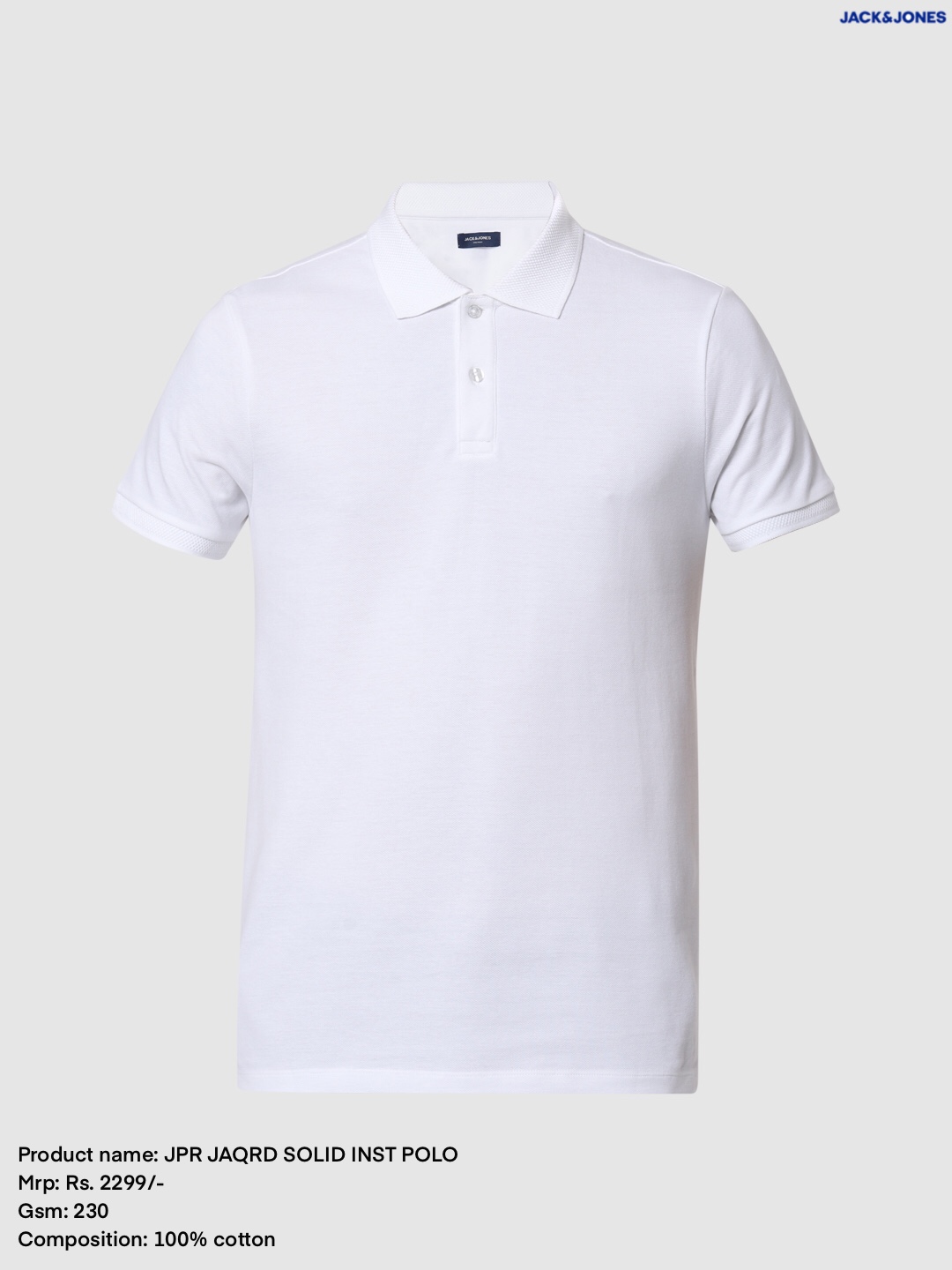 Jack & Jones Jacquard Polo T-Shirt