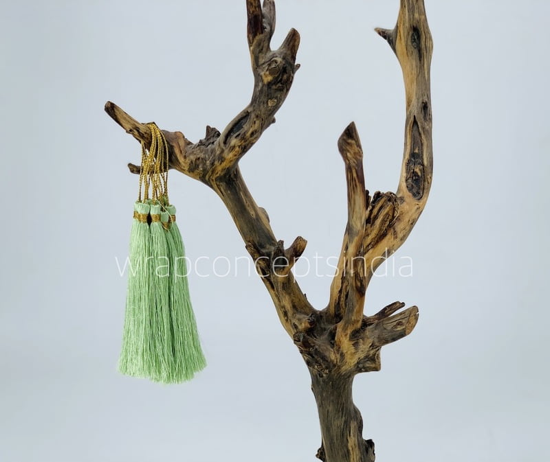 Pistachio Green Tassels Pistachio Green Tassels
