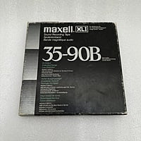 Maxell - 1/4" X 1800' Trident Plastic 7" Reel Audio Tape - MXL-35-90B-7 Maxell - 1/4" X 1800' Trident Plastic 7" Reel Audio Tape - MXL-35-90B-7