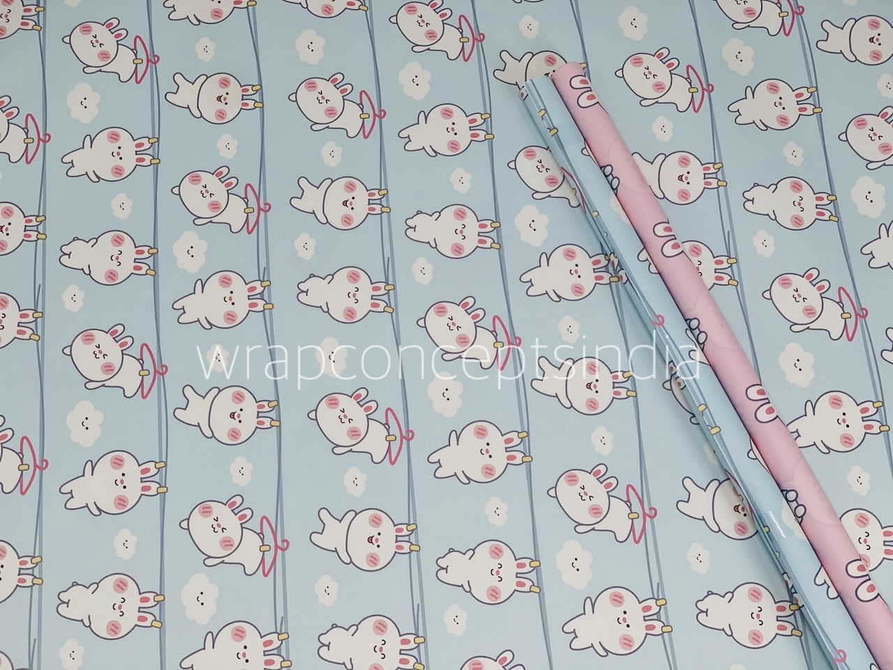 Bunny Love & Cloudy Hops-Gift Wrap Set (Set of 2 Sheets) Bunny Love & Cloudy Hops-Gift Wrap Set (Set of 2 Sheets)