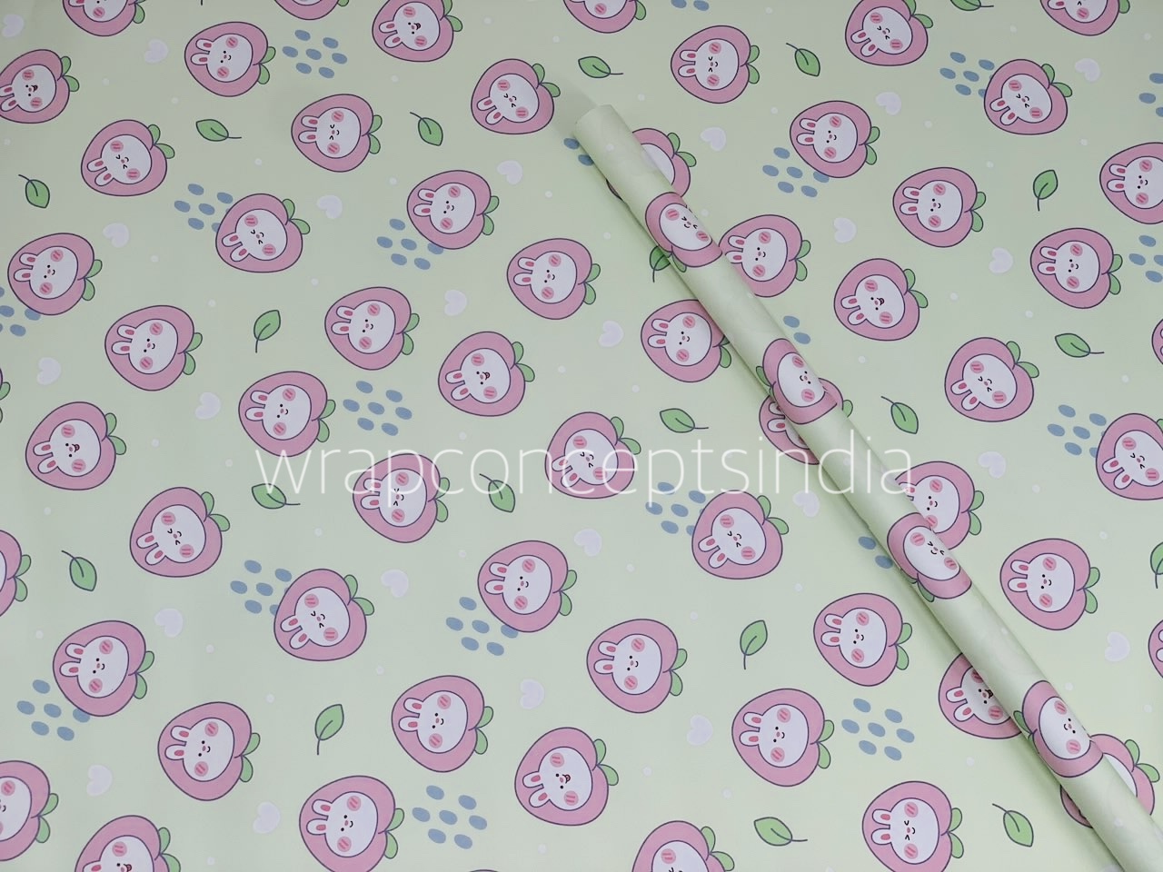 Cute Bunny Gift Wrap Set (Set of 2 Sheets)
