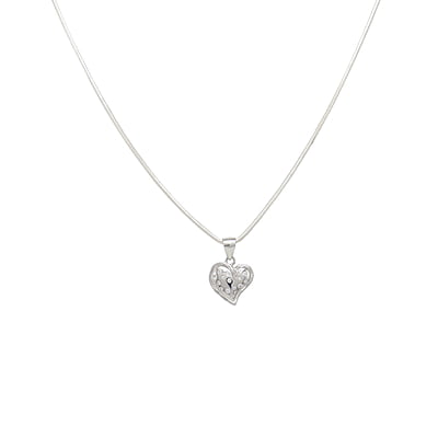 Silver Heart Pendent/Dollar for Women