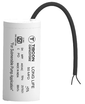 Tibcon 45 MFD 440 V Capacitor for Submersible Pump