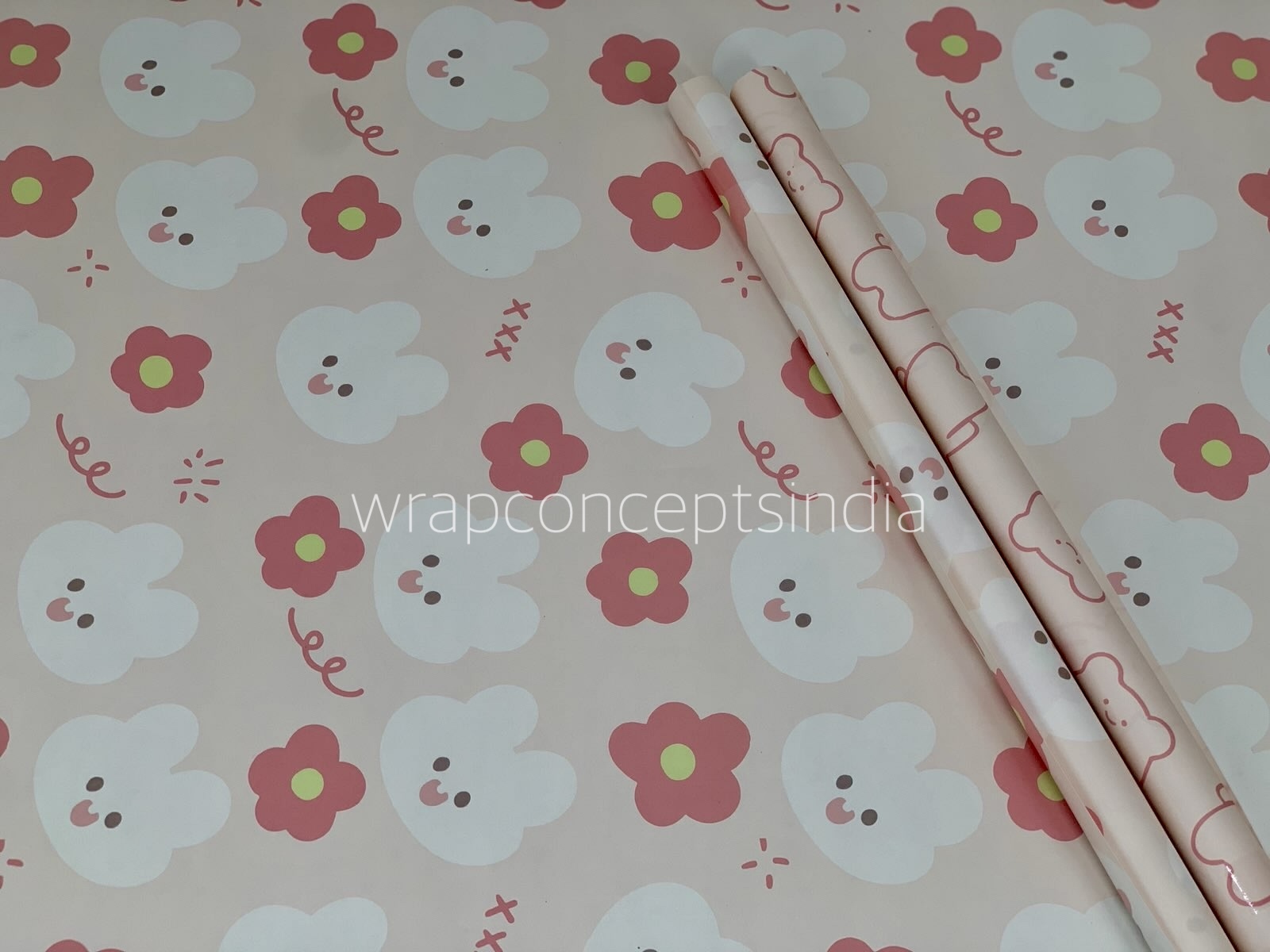 Bear & Bunny Delight Gift Wrap Set (Set of 2 Sheets) Bear & Bunny Delight Gift Wrap Set (Set of 2 Sheets)