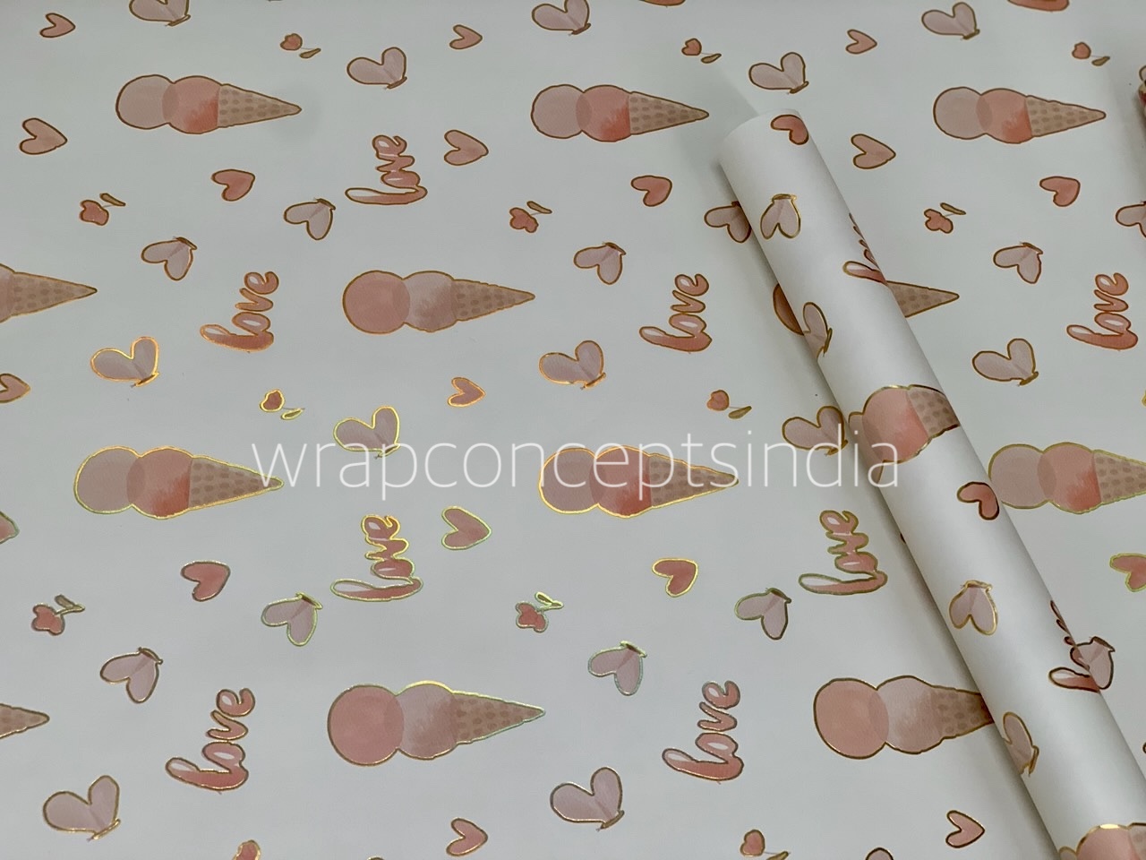 Sweetheart Swirl β Foil Gift Wrap Sweetheart Swirl β Foil Gift Wrap