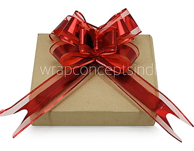 Organza & Metallic Pull Bows - 50mm