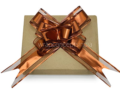 Organza & Metallic Pull Bows - 50mm