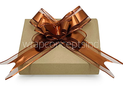 Organza & Metallic Pull Bows - 50mm