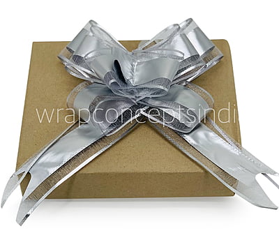 Organza & Metallic Pull Bows - 50mm