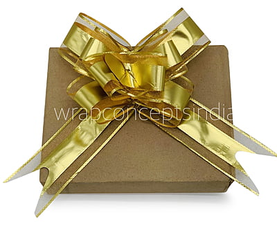 Organza & Metallic Pull Bows - 50mm