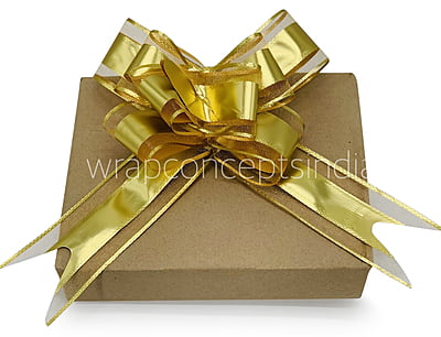Organza & Metallic Pull Bows - 50mm
