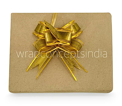 Print & Gold Pull Bows - 30mm Print & Gold Pull Bows - 30mm