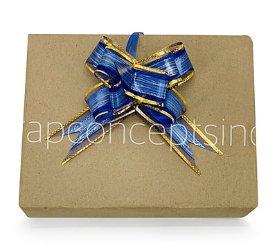 Print & Gold Pull Bows - 30mm Print & Gold Pull Bows - 30mm