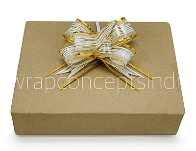 Print & Gold Pull Bows - 30mm Print & Gold Pull Bows - 30mm