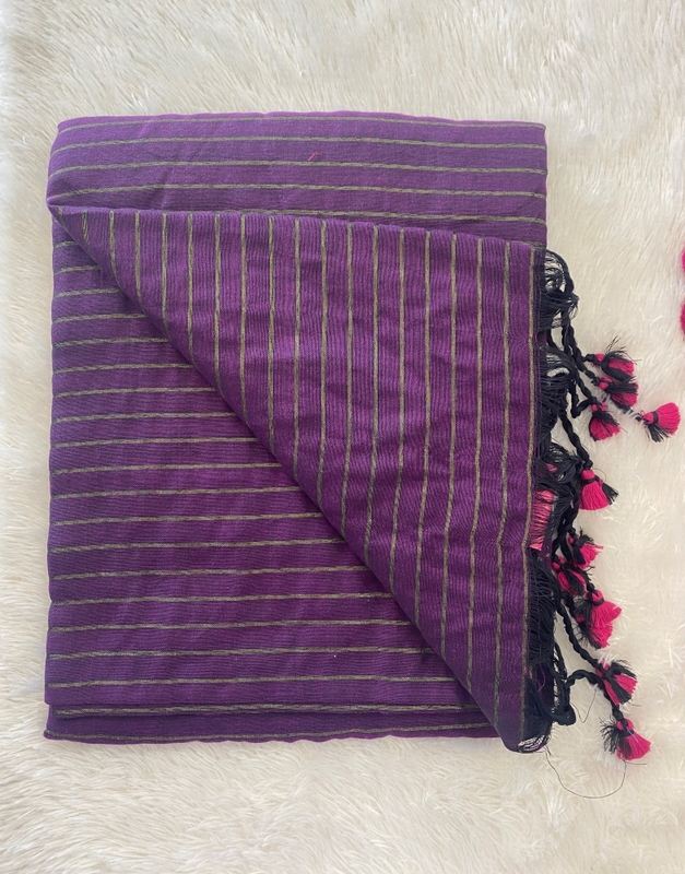 Veeksha - The Stripes Cotton Saree SWS98