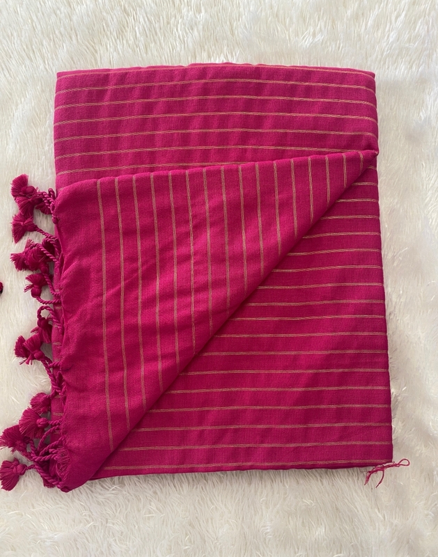 Veeksha - The Stripes Cotton Saree SWS97