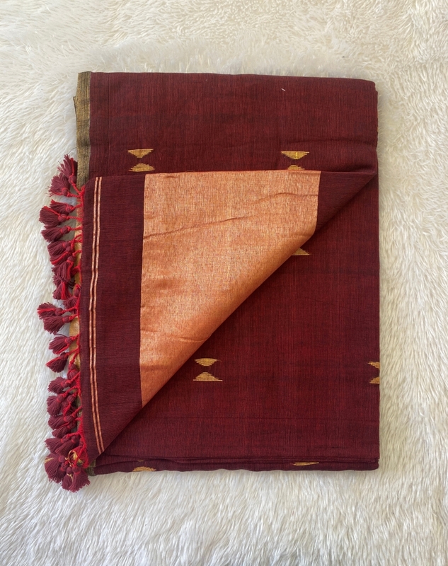 Veeksha - The Linen Cotton Saree SWS115 Veeksha - The Linen Cotton Saree SWS115