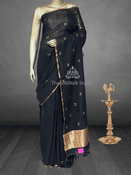 Veeksha - The Linen Cotton Saree SWS116 Veeksha - The Linen Cotton Saree SWS116