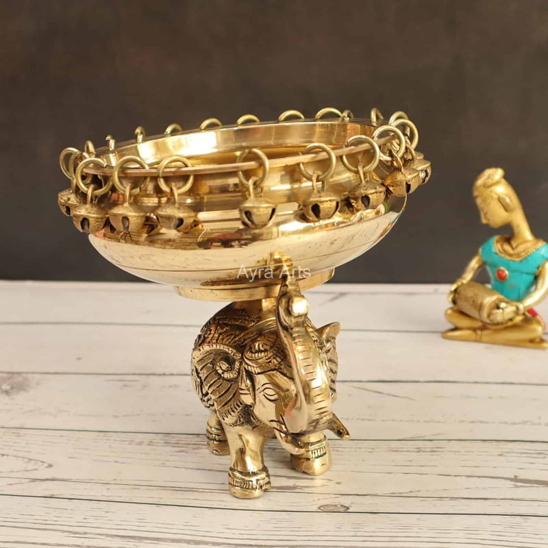 Elephant Urli 6.5 Inch Height