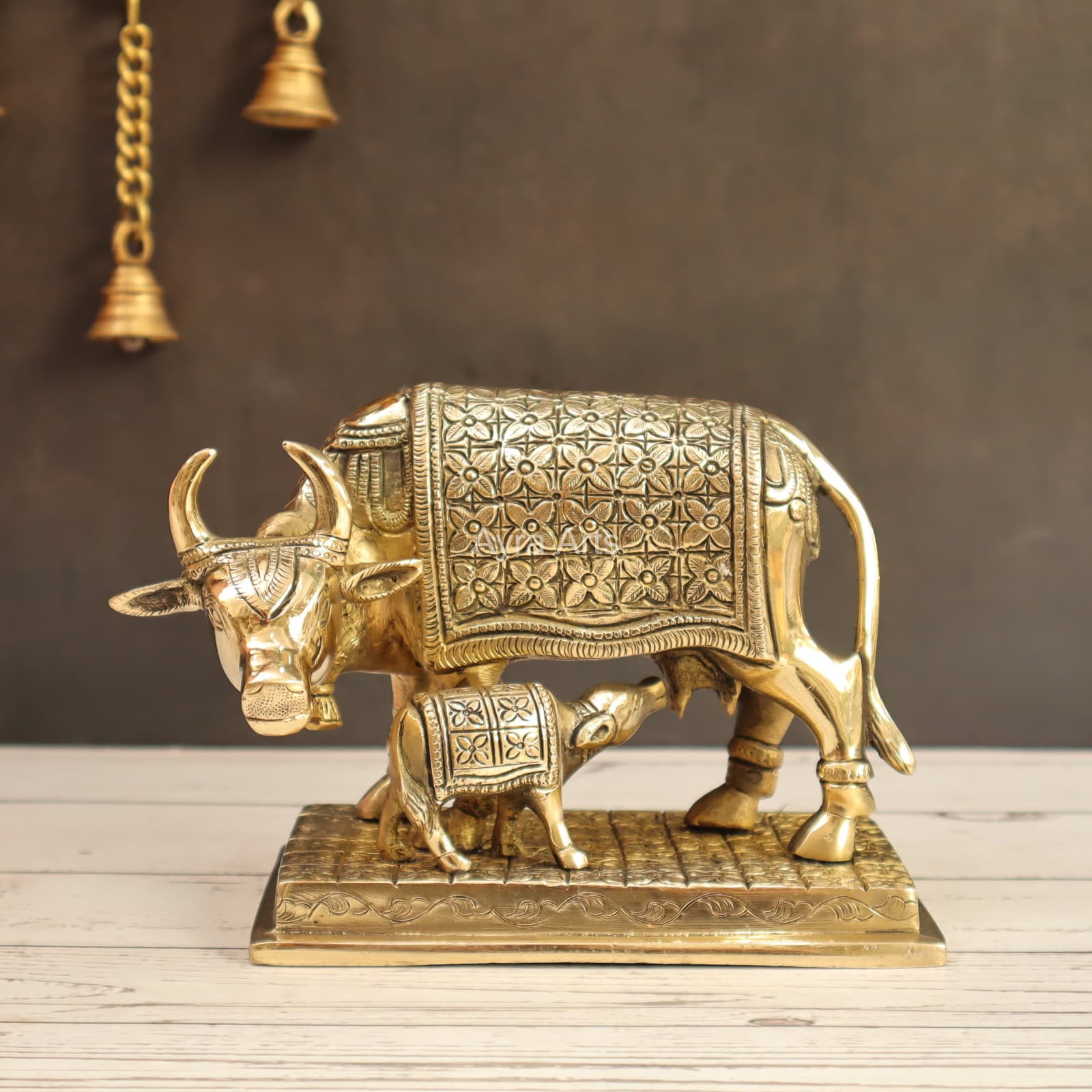 Brass Cow And Calf Brass Cow And Calf