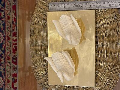 Ivory Look-Alike Swan Pair