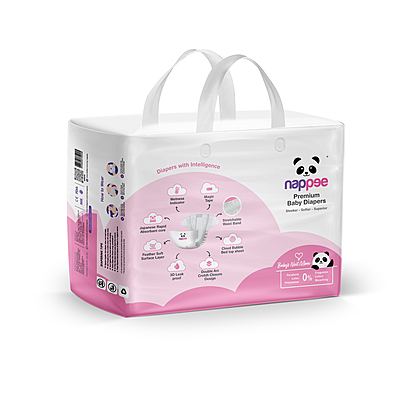 Nappee - Premium - Newborn - Tape/ Velcro - 36pcs (Upto 5kg) Nappee - Premium - Newborn - Tape/ Velcro - 36pcs (Upto 5kg)