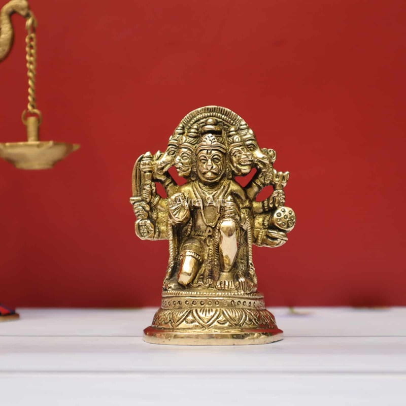 Panchamukha Hanuman 4.8 Inch Height
