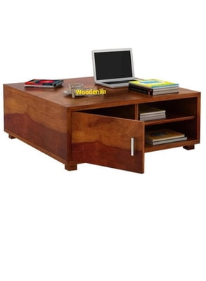 Solid Sheesham Wood Coffee Table with Drawers and Shalf Solid Sheesham Wood Coffee Table with Drawers and Shalf